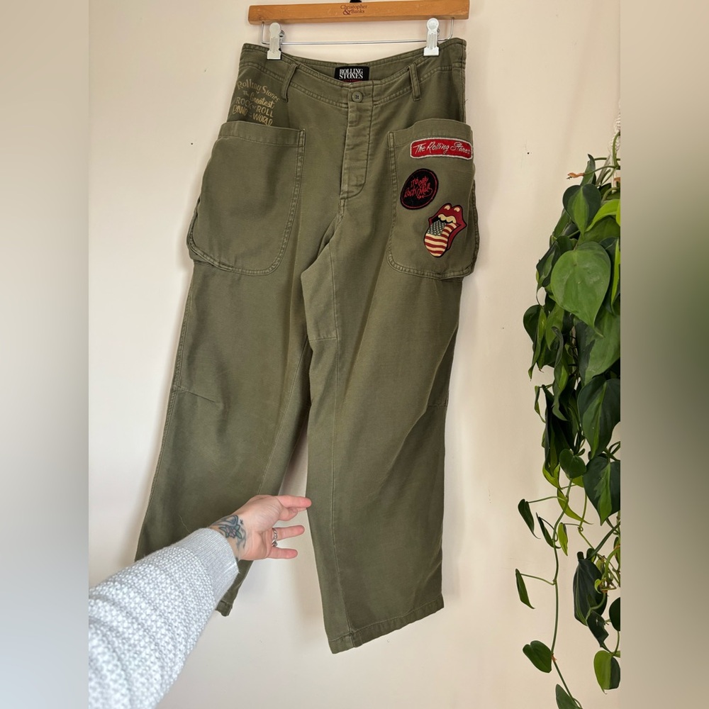Lucky Brand Rolling Stones Utility Pants in Olive - Picture 4 of 8
